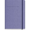 Ημερολόγιο ημερήσιο The Writing Fields Softline 2000 14x21cm 2024 με λάστιχο soft εξώφυλλο με υφή δέρματος Levander